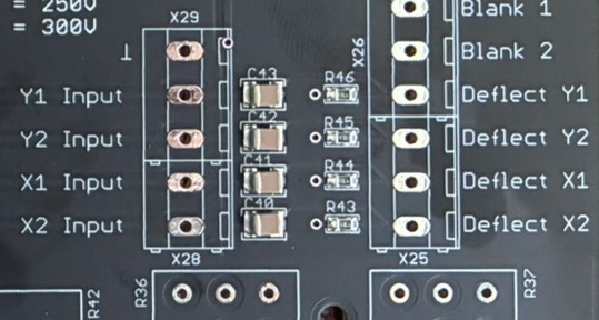 Deflection inputs, electrode outputs